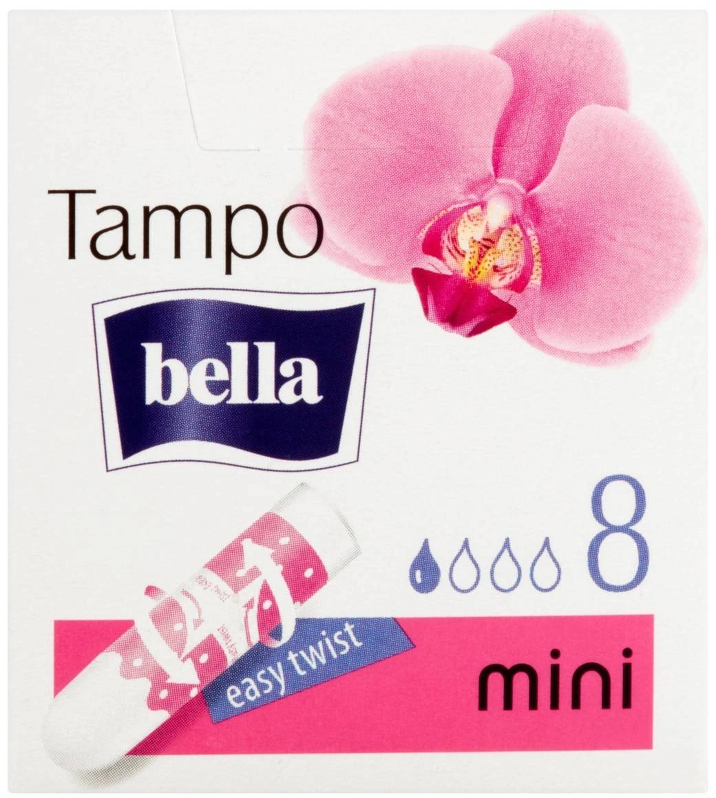 Bella Tampons Easy Twist Mini 8 PCS Each (8PKT) Tampons